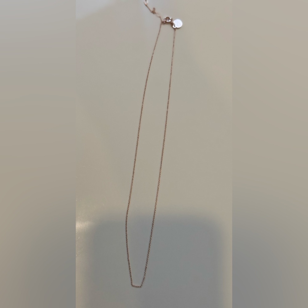 Stella & Dot | Delicate chain necklace in rose gold color